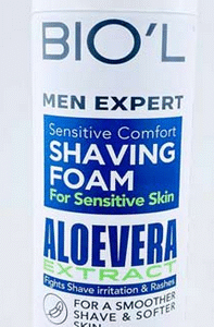 فوم اصلاح مردانه آلوئه ورا پوست حساس بیول 200 میل