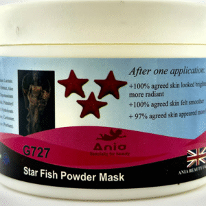 ماسک کاسه ای سفید و روشن کننده ستاره دریایی آنیا