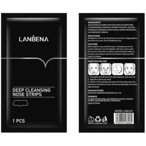 ماسک ورقه ای بینی پاک کننده عمیق لانبنا (مشکی)