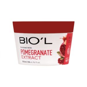 ماسک مو کاسه ای فاقد سولفات انار کراتینه موهای رنگ شده بیول 200 میل