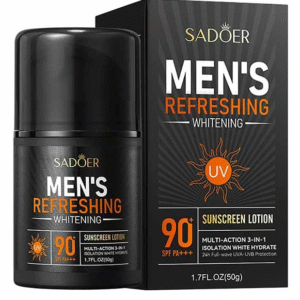 کرم ضد آفتاب و سفید کننده مردانه spf90 سادور 50 گرم