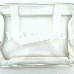 کیف آرایشی سایز بزرگ واش بگ تک زیپی دو بندی ( مستطیلی )