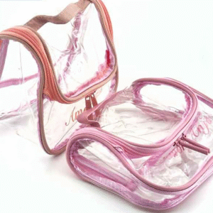 کیف آرایشی سایز متوسط صندوقی شفاف آمور آنجو