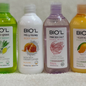 شامپو بدن کرمی و شفاف بیول 400 میل