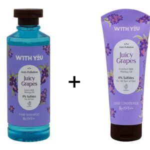 شامپو و ماسک مو ضد آلودگی انگور و روغن مورینگا ویت یو